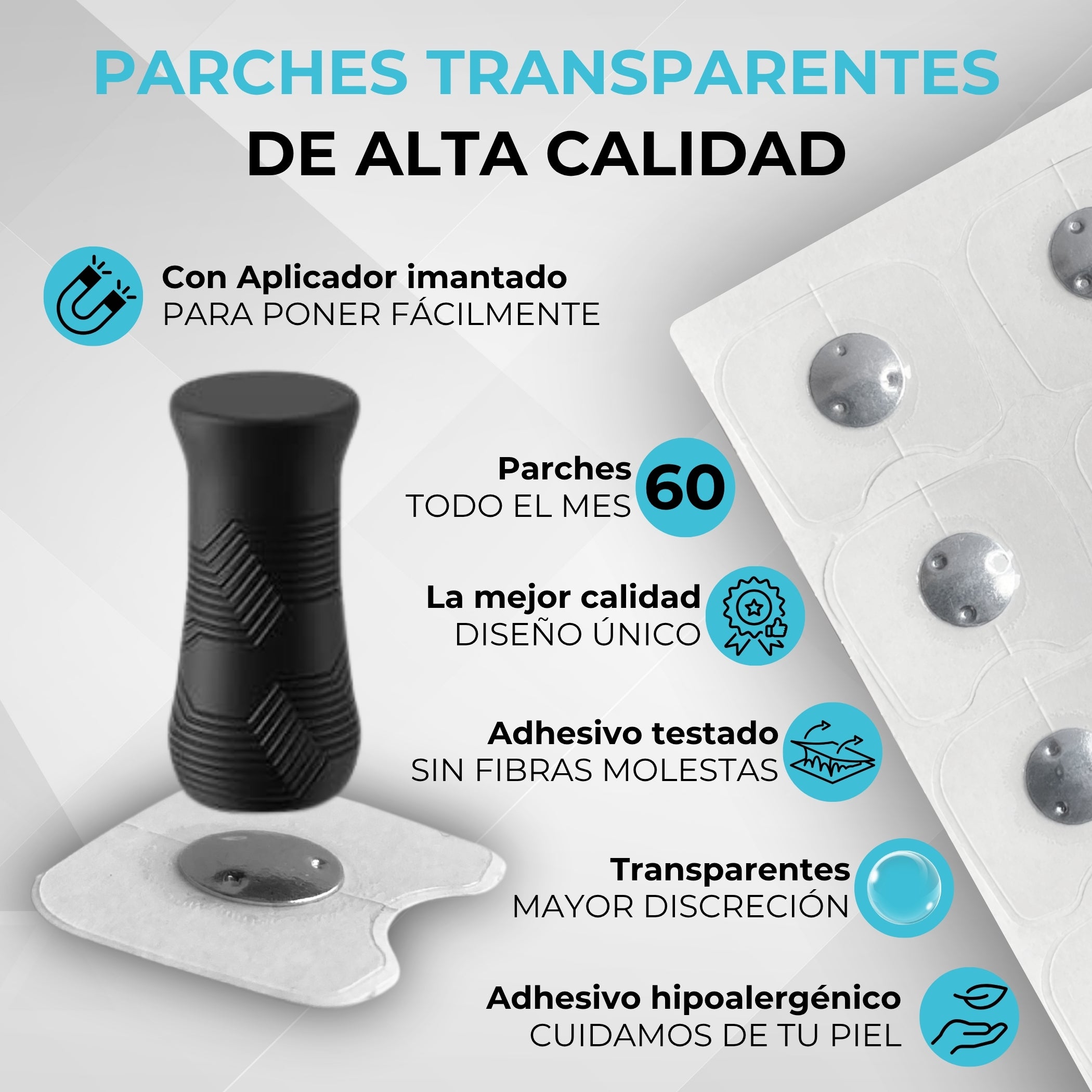 Tiras nasales magnéticas