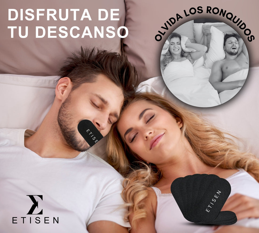 Tiras bucales para dormir - negro
