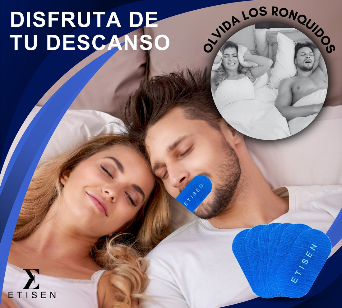 Tiras bucales para dormir - azul