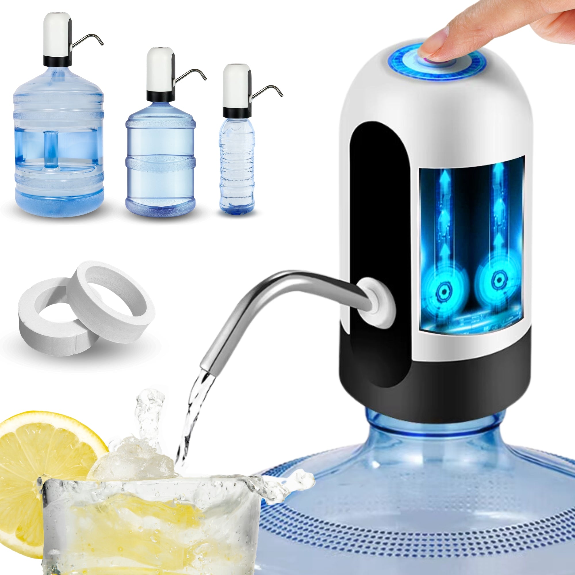 Dispensador de agua eléctrico - blanco